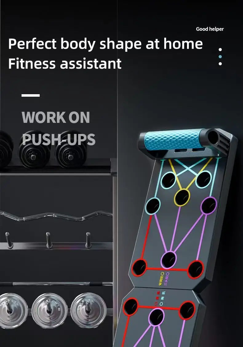 Folding Push-up Board Support Muscle Exercise Multifunctional Table Portable Fitness Equipment Abdominal Enhancement Support