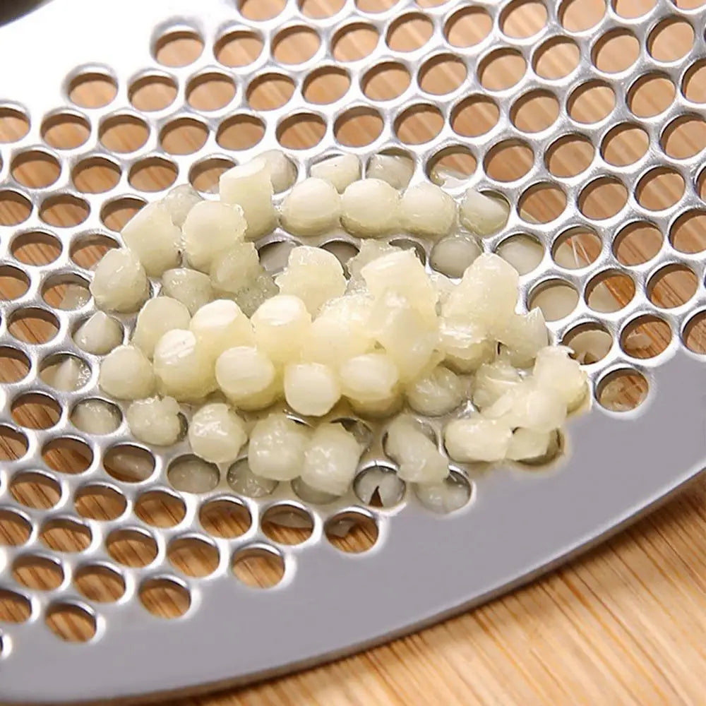 Stainless Steel Garlic Press Crusher Manual Minced Garlic Chopped Garlic Cutting Mince Tools Fruit Vegetable Tool Kitchen Gadget