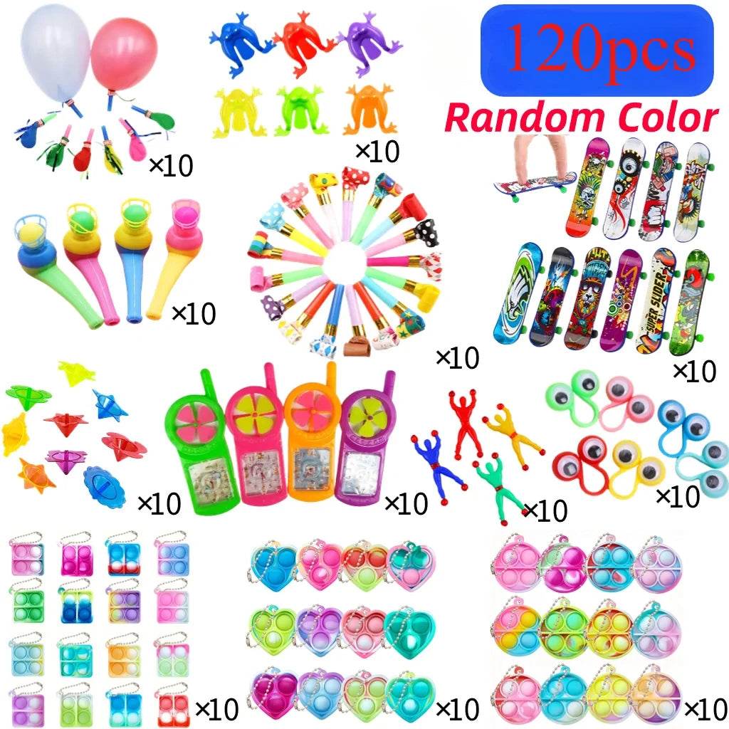 40-150 Pcs Kids Birthday Party Favors Pinata Guest Gift Assortment Giveaway Pinata Stuffed Bulk Kids Toys Gifts - AIAZ