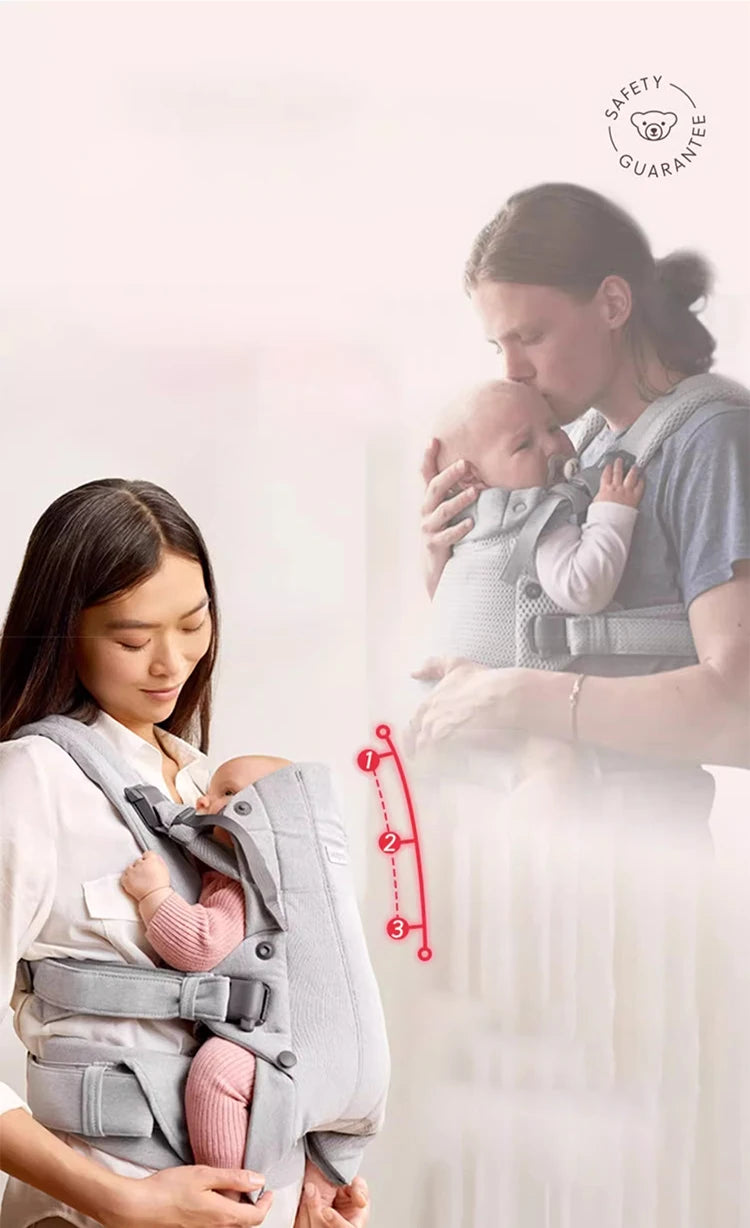 BabyBjorn Baby Carrier in 3D Mesh | Ergonomic 3-in-1 Design Supporting Newborns and Toddlers (7-40 Pounds)