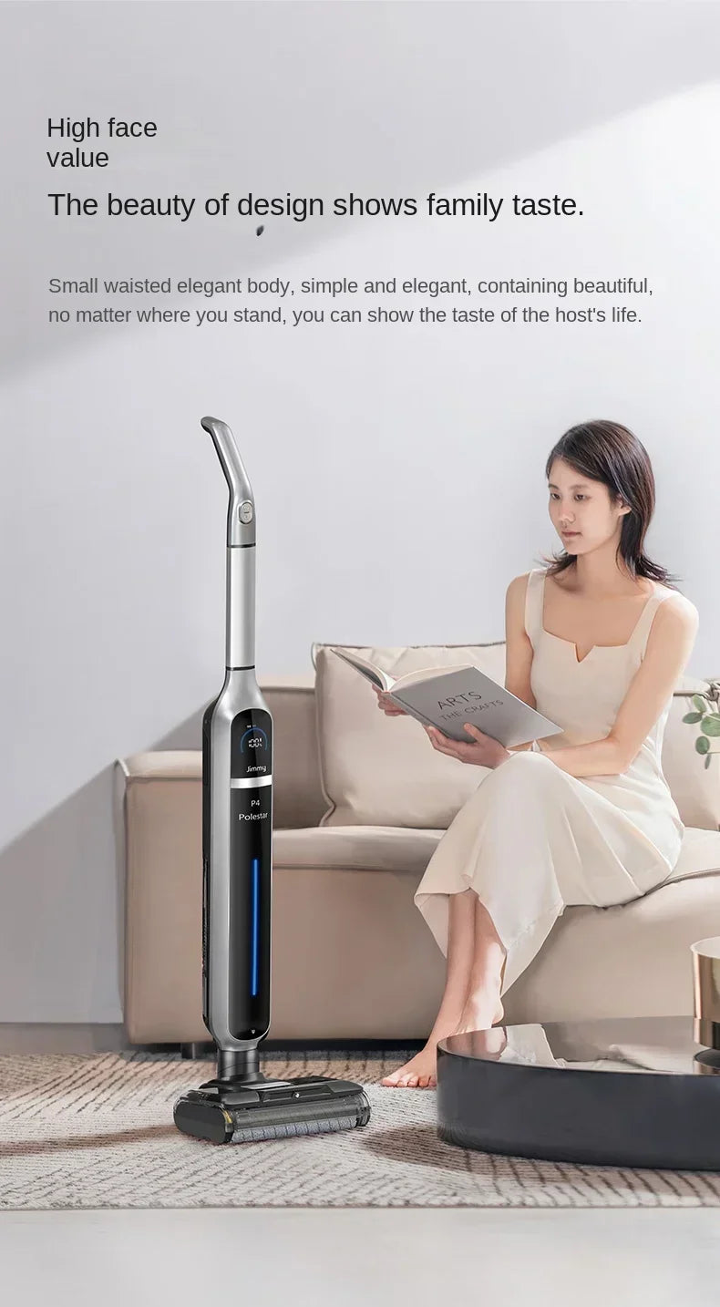jimmy P4 Polaris Household Vacuum cleaner Floor cleaner Vacuum mop Floor Dry and wet integrated cleaner to remove bacteria Origi