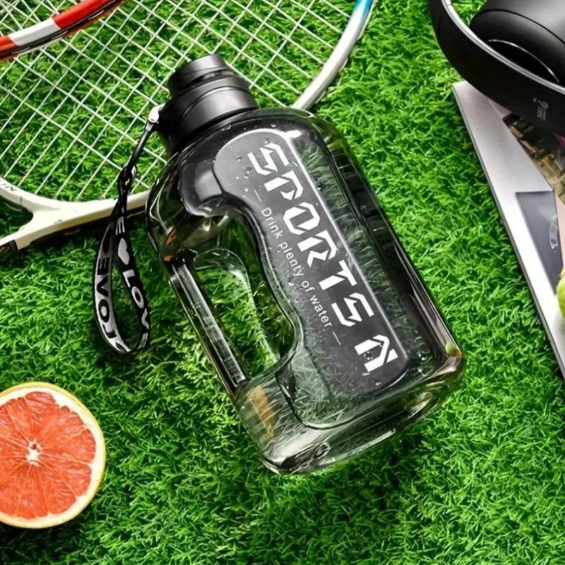 2L Water Bottle Sports Gym Water Kettle A large amount of refilling buckets in summer for Camping Travel BPA Free Drinking - AIAZ