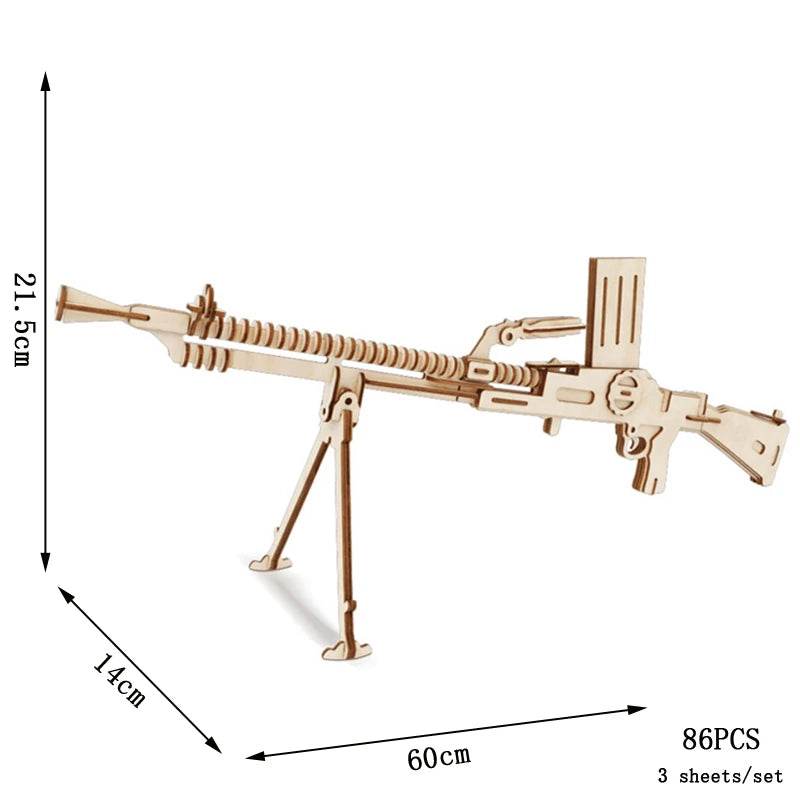 Retro Bus European-style Campervan 3D Wooden Car Puzzle DIY Sailing Ship Airplane Building House Model Jigsaw Toys For Children - AIAZ
