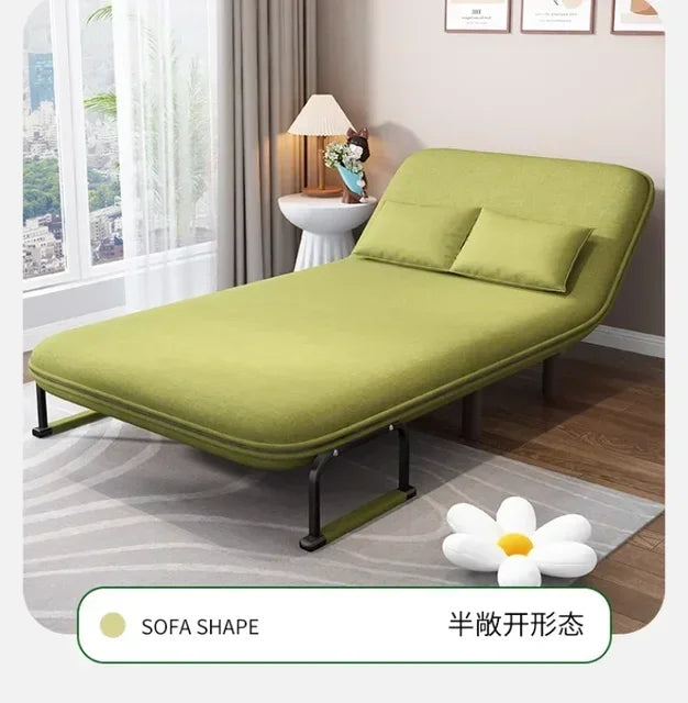 Modern Simple Foldable Sofa Bed Multi-functional Internet Celebrity Living Room Double Push Retractable Sofa Home Furniture