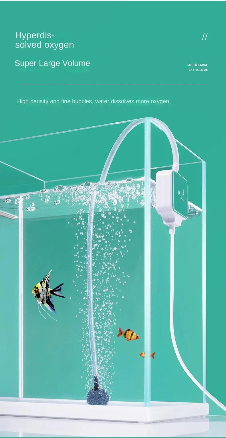 220-240v fish tank aquarium oxygen pump ultra-quiet aerator small household Mini oxygen pump