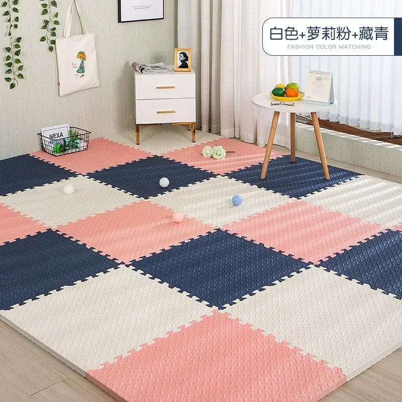 30x30x1cm Baby Play Mats Plain Color Puzzle Mats EVA Foam Mat Kids Jigsaw Mats For Bedroom Protective Floor Tiles Mat Baby Games
