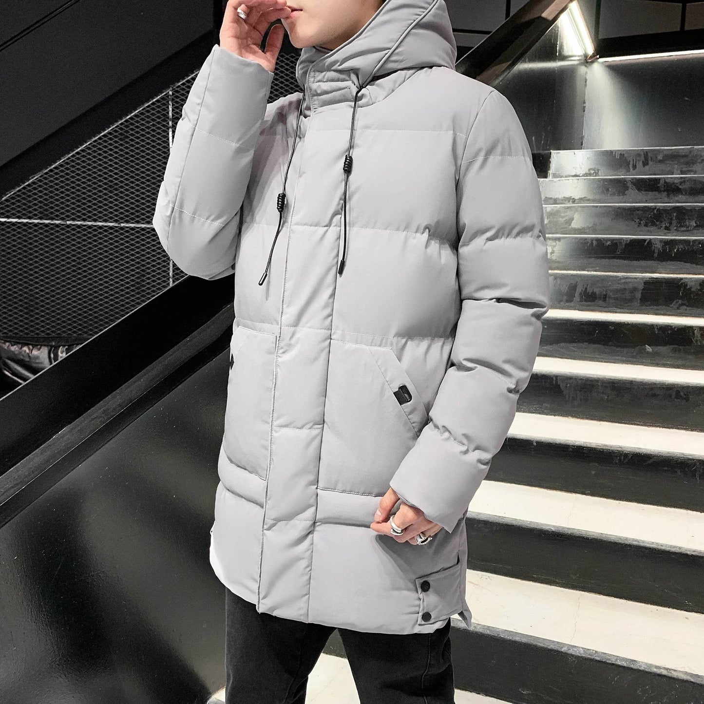 2025 Winter Parkas Men Warm Thick Windproof Jacket Men Quality Hooded Cotton Padded Coat Men Fashion Waterproof Outwear - AIAZ