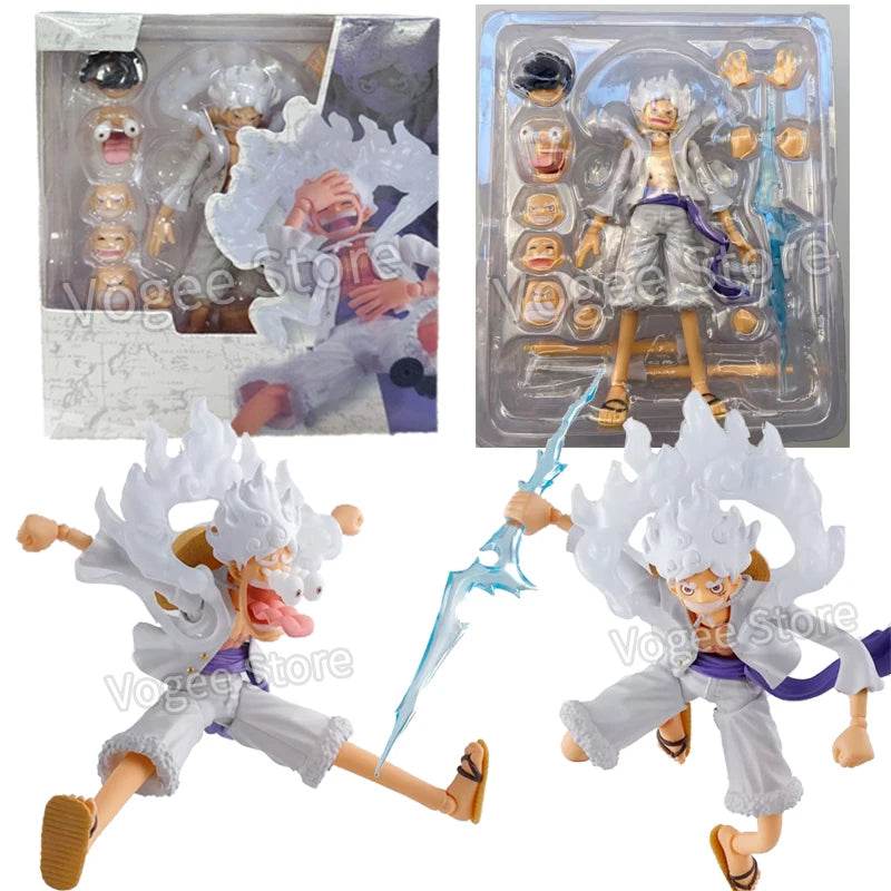 One Piece Monkey D Luffy Figure Gear 5 Sun God Nika Luffy Action Figurine PVC Model Collection Decoration Birthday Toys Gifts - AIAZ