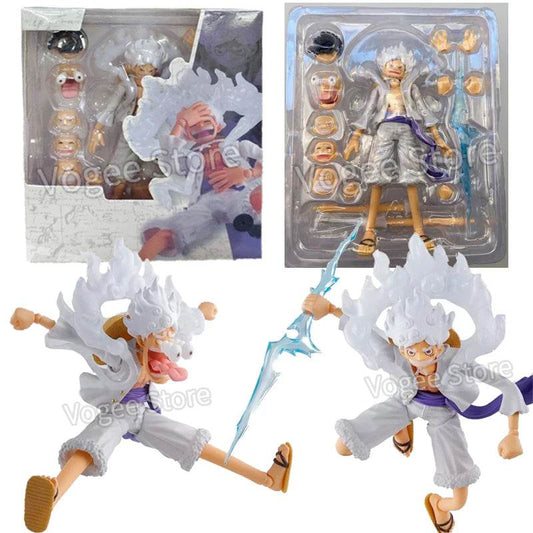 One Piece Monkey D Luffy Figure Gear 5 Sun God Nika Luffy Action Figurine PVC Model Collection Decoration Birthday Toys Gifts - AIAZ