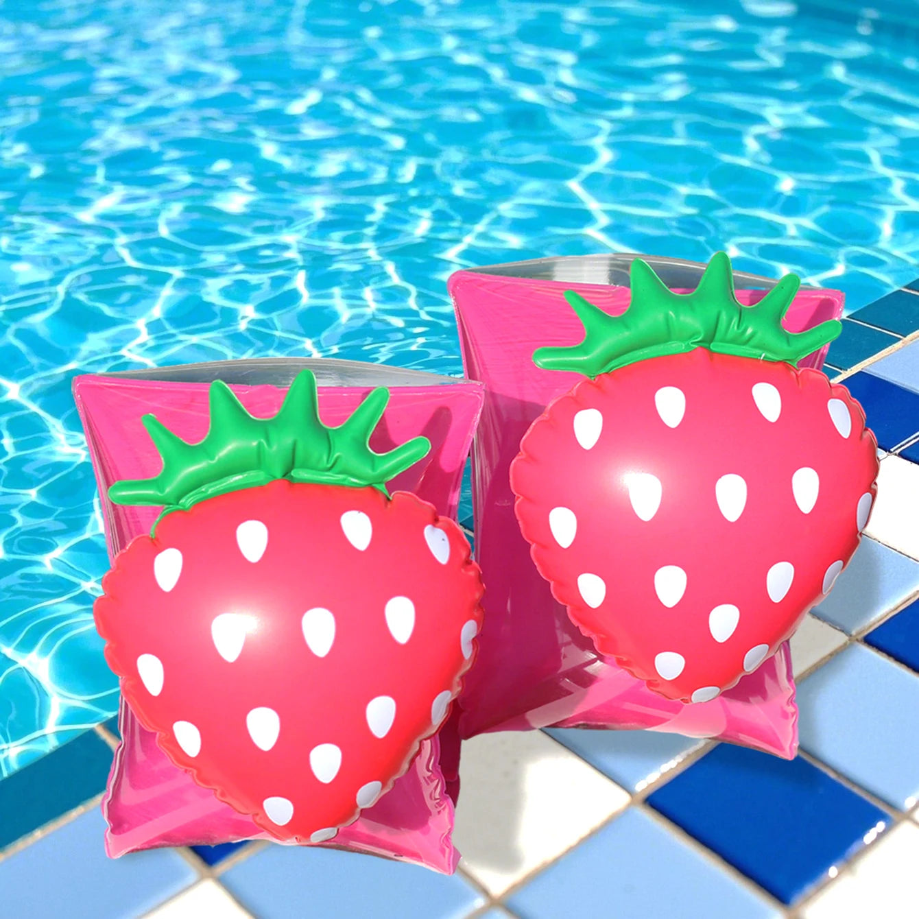 1PC cartoon inflatable swimming arm loop water sleeve, universal for children and adults, used for pool safety