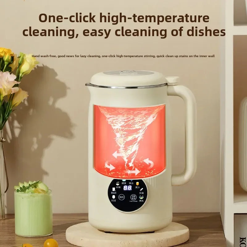 Wall breaker household small automatic heating silent soybean milk machine no cooking and no filtering