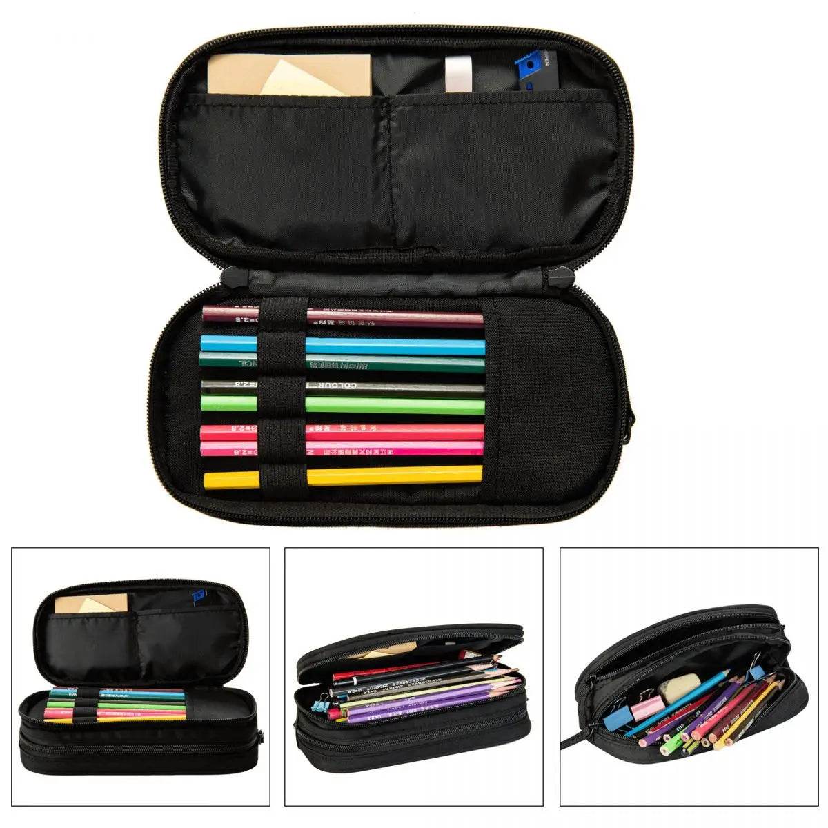 Spider-man Pencil Cases Pen Box Pencil Bags Kids Big Capacity School Supplies Zipper Pencilcases - AIAZ