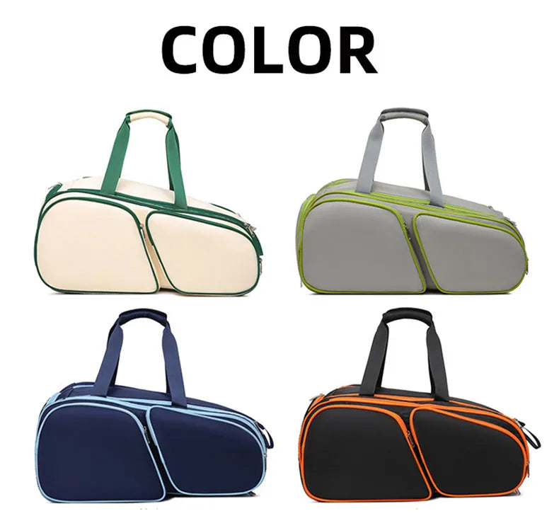 Badminton Tennis Rackets Backpack Large Capacity Gym Fitness Sports Training Shoulder Bag Shoes Pocket Outdoor Luggage Handbag