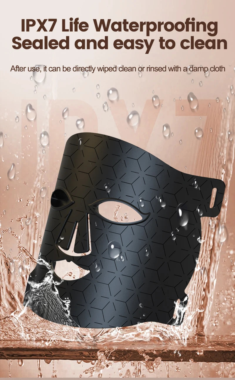 Photon Rejuvenation LED Mask Household Beauty  Red Light Face and Neck beauty equipment