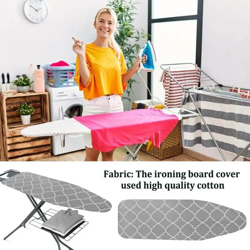 Standard Ironing Board Cover Thick Scorch Resistant Iron Board Pad Durable Iron Pad With Elastic Edge Heat-Reflective Iron Pad - AIAZ