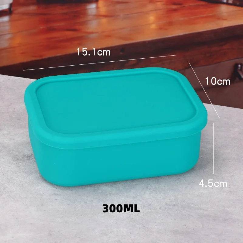 Silicone Bento Boxes Lunch Container, YONGHAO Leak-Proof Lunch Container, BPA-Free, Dishwasher Safe - AIAZ