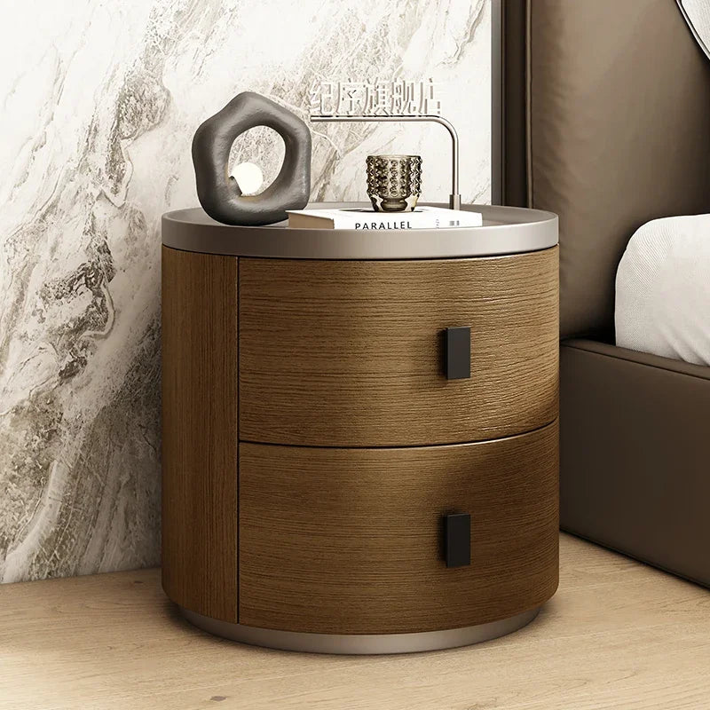 Nordic Solid Wood Bedside Table,Nightstand,Storage Cabinet,Comfortable with Drawer,Bedroom Bedside Tables,Living Room Furniture