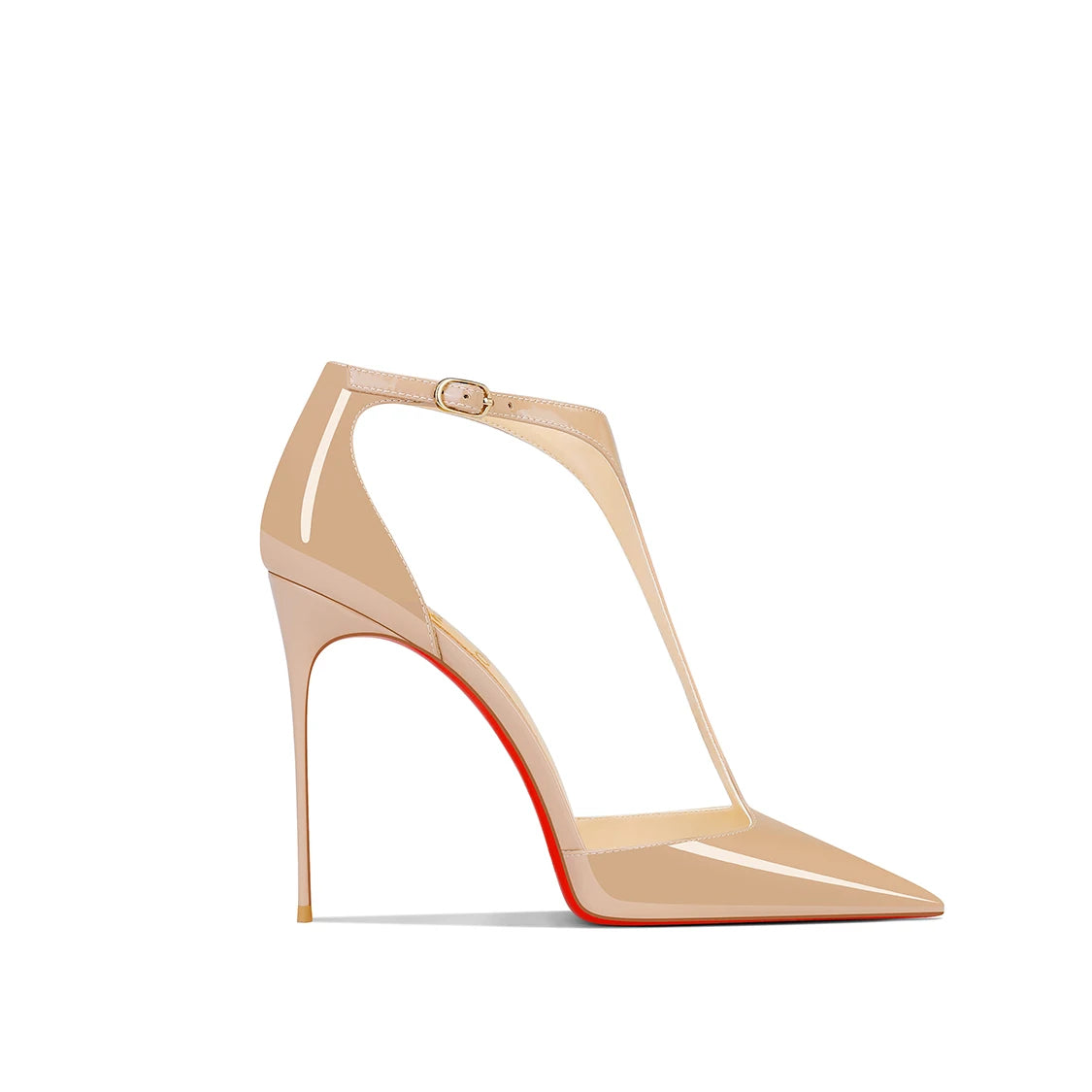 2025 New Summer Elegant Pointed Toe High Heels for Women Beige Stiletto Shoes with Slender Heel