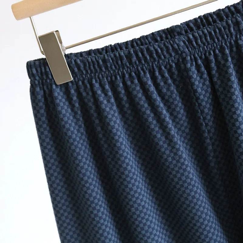 2025 New Men's Autumn/Winter Pajama Set Thickened Warm Home Clothes Long Sleeve Long Pants Two Piece Set Large Size Set - AIAZ