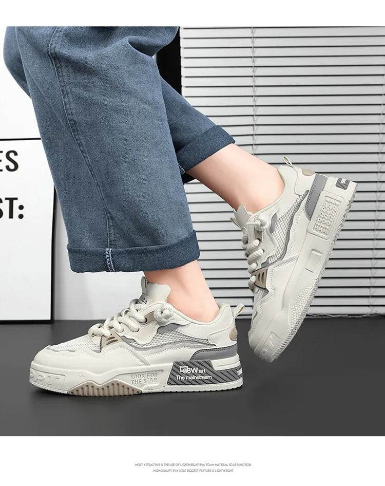 Men Shoes Platform Male Sneakers 2025 New Vulcanized Shoes for Men Casual Running Shoes Large Size 45 46 Hot Sapatos Masculinos - AIAZ