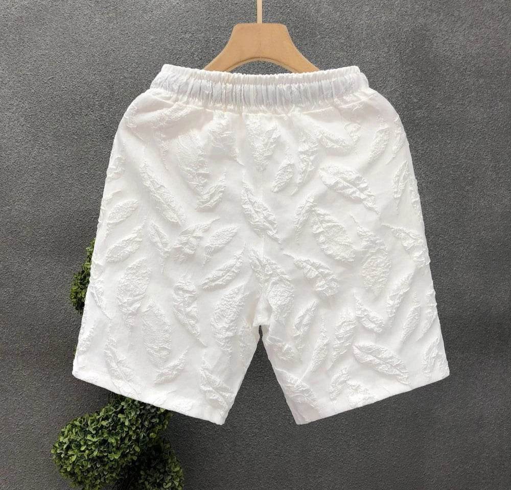 Men's Shorts Beach White Male Short Pants Baggy Printed New in Pant 2025 Fashion Designer Streetwear Dry Fit Summer Elastic Thin - AIAZ