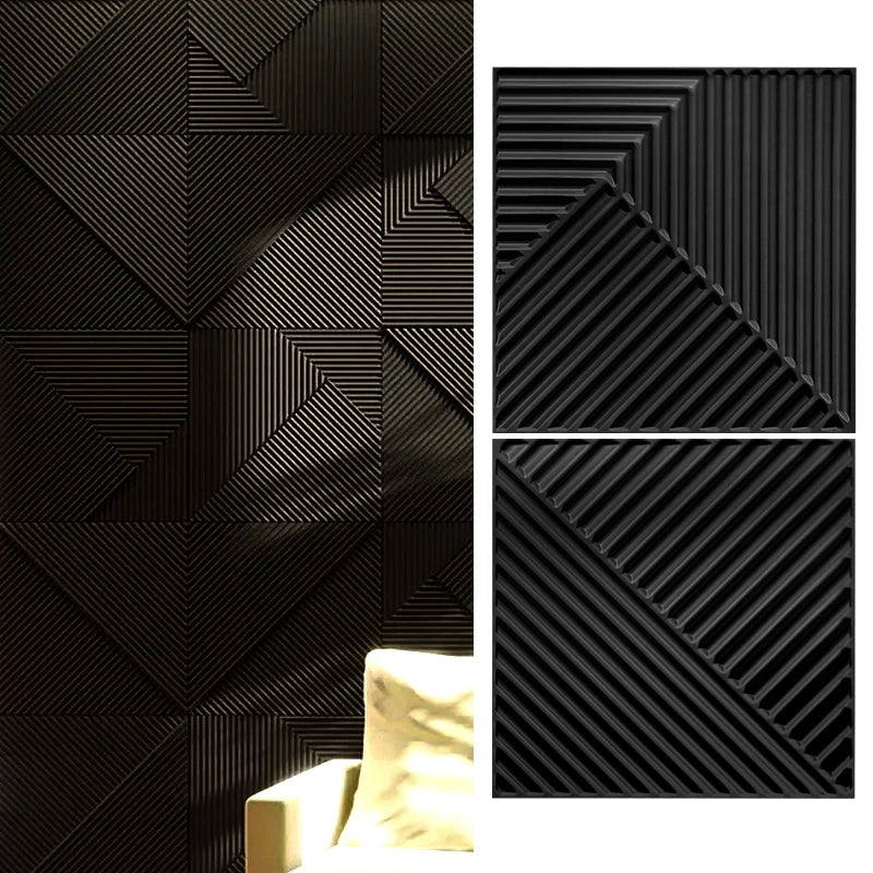 12 Pcs 30cm 3D wall sticker decorative ceiling living room Wood grain wallpaper waterproof 3D Wall panel bathroom kitchen Hotel