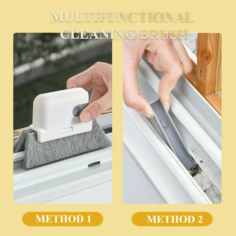 Household cleaning brush groove cleaning tool window track cleaner window groove brush scouring Door track pad gap cleaner