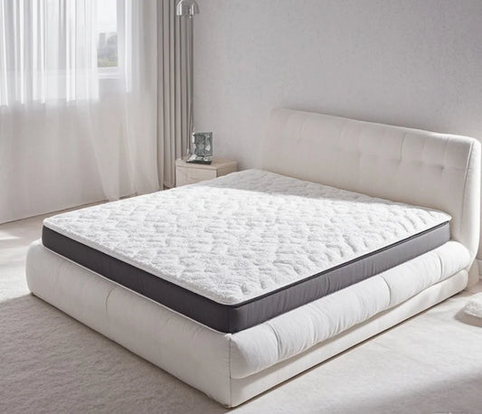 Modern Medium High Box Double-Sided Detachable Foam Mattress Latex Jute Brown Tatami Bed Cooling Feature Elderly Children Hotel
