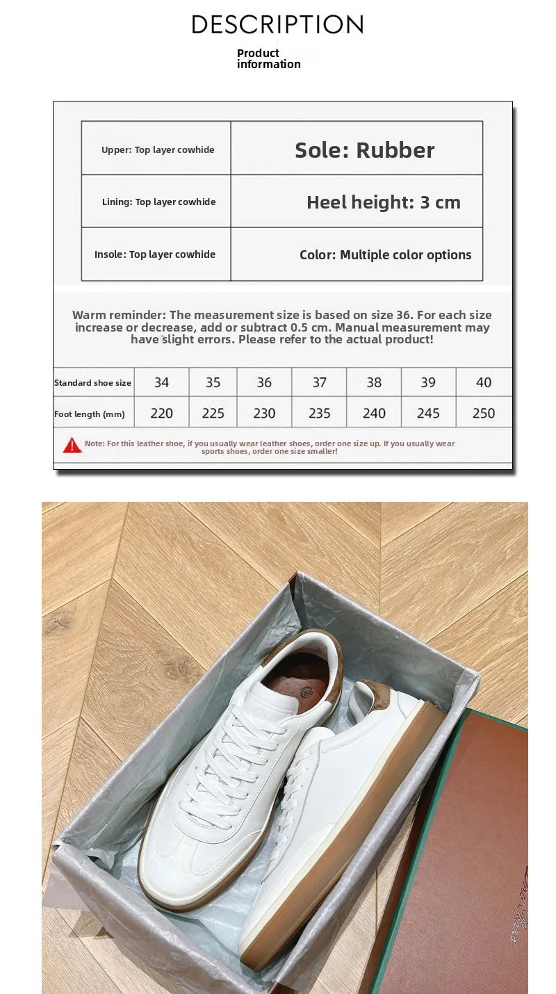 Real Leather Deqin oes ex Casual Cross Bule Sle Spring Summer Color Blo Leisure Board oes Trendy Women's Men's