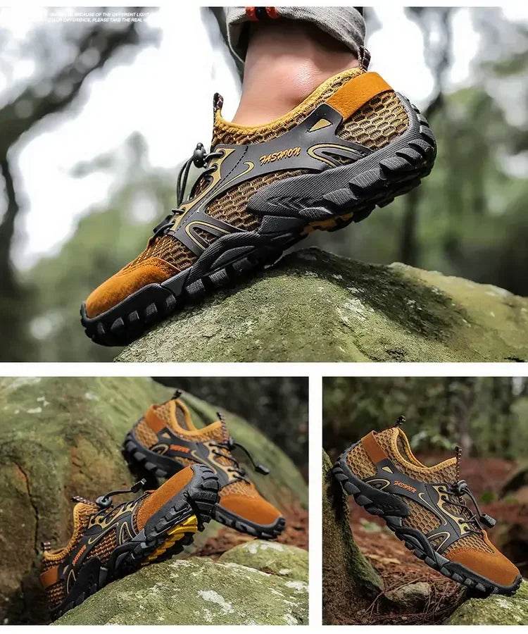 Wear-resistant Shoes for Men Hiking Shoes Jogging Trekking Sneakers Fast Zapatos Outdoor Hombre Invierno Outdoor Anti-slip - AIAZ