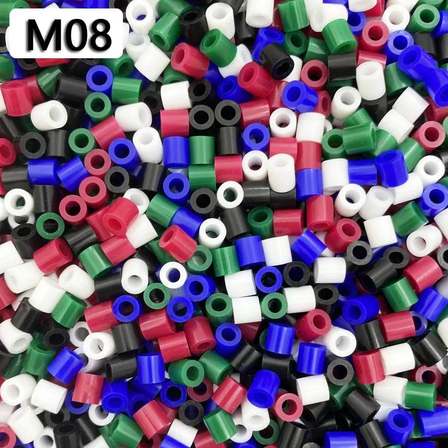 5MM 1000PCs Pixel Puzzle Iron Beads for kids Perler Hama Beads Diy High Quality Handmade Gift toy Fuse Beads - AIAZ