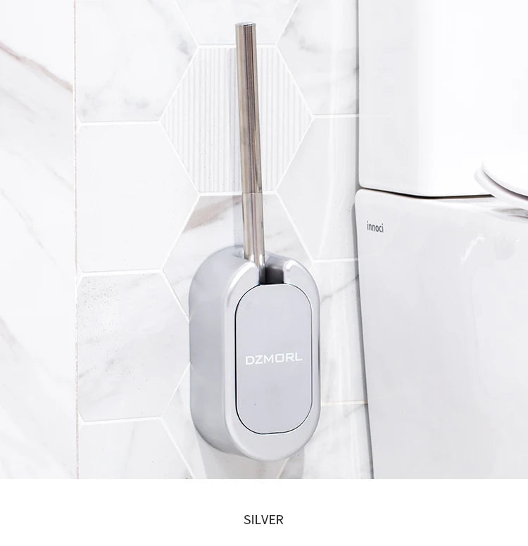 Golden Paper Holder Wall-mounted Toilet Brush Plastic Creative Toilet Paper Box Nordic Trash Can Waste Bins Bathroom Accessories