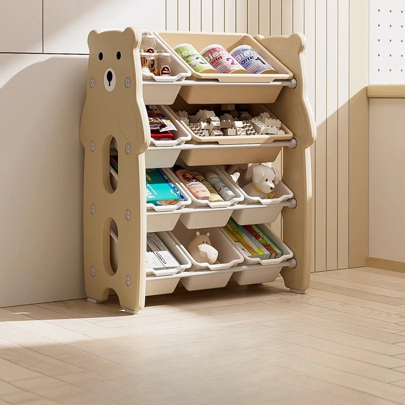 Children's Toy Storage Rack, Floor Standing Multi-layer Storage Rack, Easy Classification and Organization Storage Rack