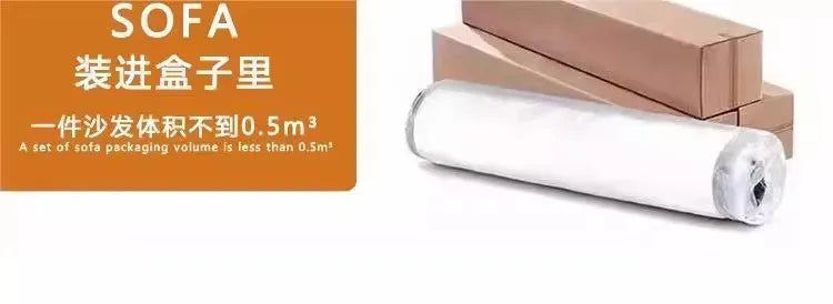 Small Apartment Hotel Living Room Sofa Customized Nordic Light Luxury Style Home Decoration Vacuum Compression Multi-Person Sofa