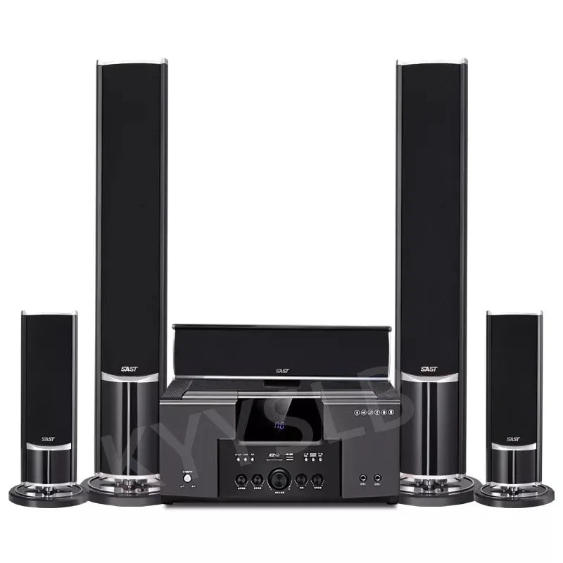 KYYSLB 5.1 Home Theater Sound System Audio Set Living Room Home Amplifier Speakers Audio 3d Surround TV K Song Speaker
