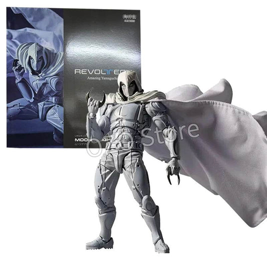 16cm Moon Knight Figure Revoltech AMAZING YAMAGUCHI Avengers Marc Spector Action Figurine Collection Ornament Model Toys Gifts - AIAZ