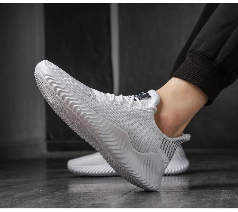 Shoes for Men Designer Men Shoes Breathable Mesh White Men's Tennis Trainers Male Casual Sneakers Zapatos Hombre Tenis Masculino - AIAZ