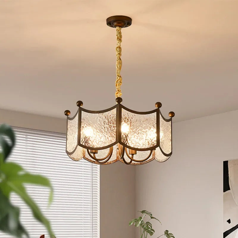 TEMOU Contemporary Restaurant Pendant Lamp French Retro Bedroom Study Villa Hotel Rooms Bar Counter Cafe  Aisle Light