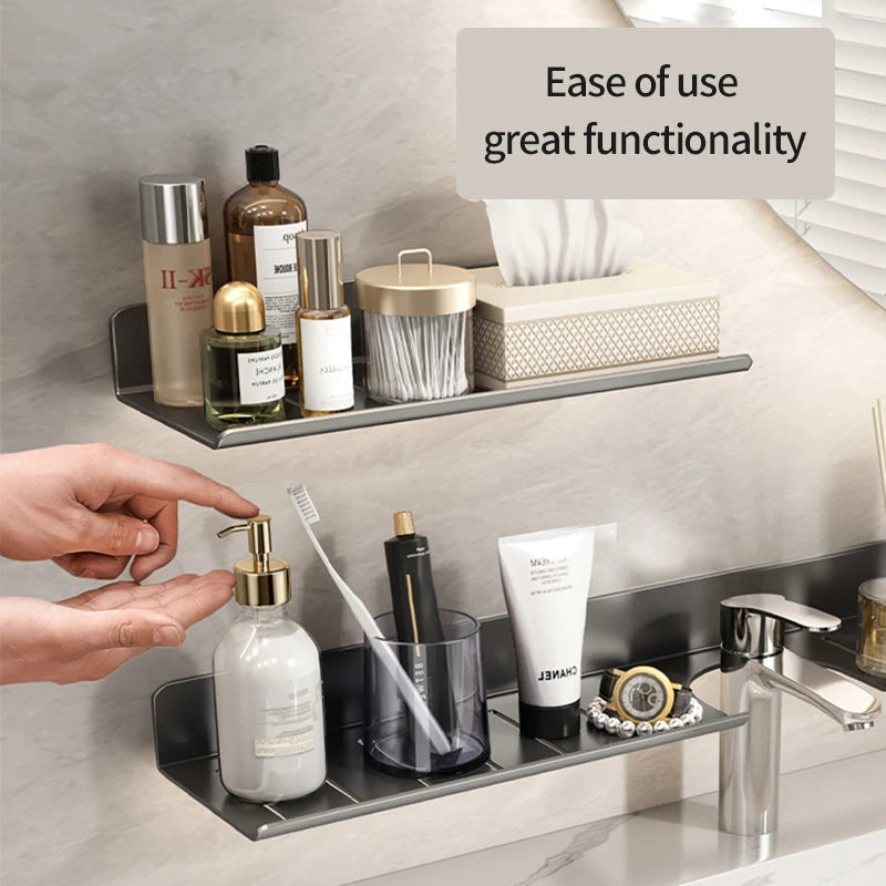 Faucet storage tray, bathroom storage rack, mirror front toilet, washbasin, washbasin, non perforated bathroom rack