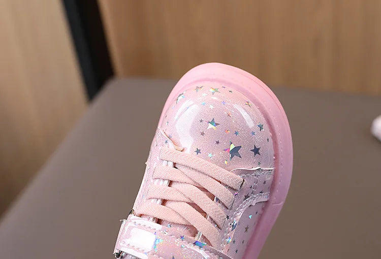 Barbie Children Casual Shoes Sneakers Barbie Toddler Casual Sneakers Boys Girls Baby Cartoon Print Pink Kids Shoes Size 21-30