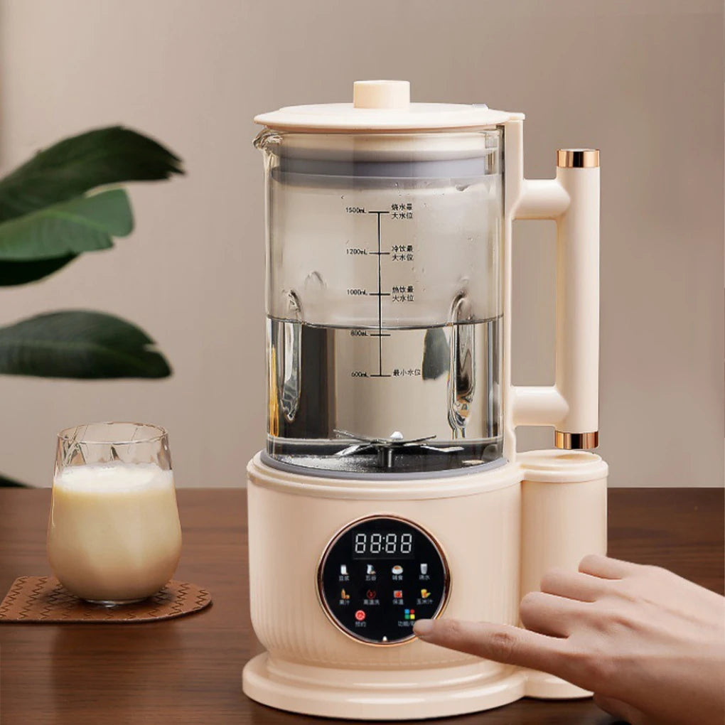 1500ml Baby Soy Milk Machine Electric Juicer Blender Soybean Milk Maker Wall Breaking Machine Rice Paste Maker Breakfast Machin
