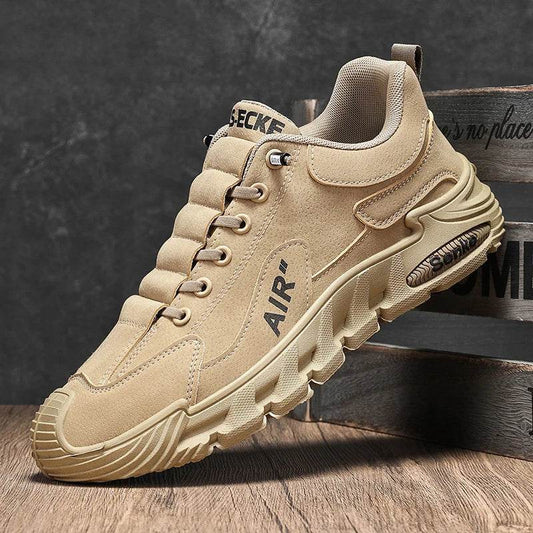 Men's Work Shoes 2025 New Sle Breathable Slip-On Anti-Slip Wear-Resistant Casual Sports Shoes Thick Bottom Labor Protection - AIAZ