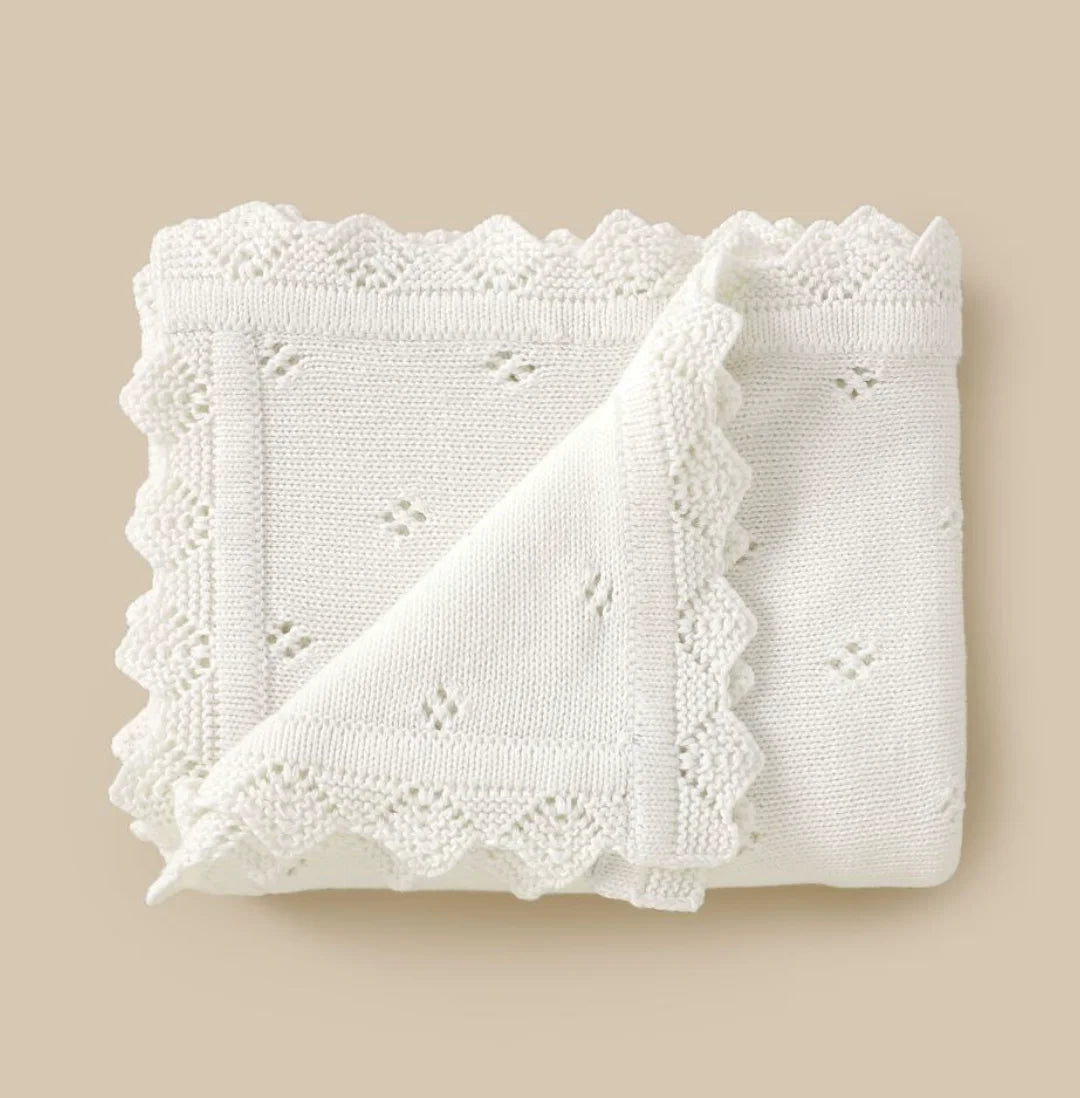 Knitted Baby Blanket Newborn Swaddle Wrap Blankets For Boys Girls 100% Cotton Soft Infant Receiving Blanket Crib Quilt Stuff