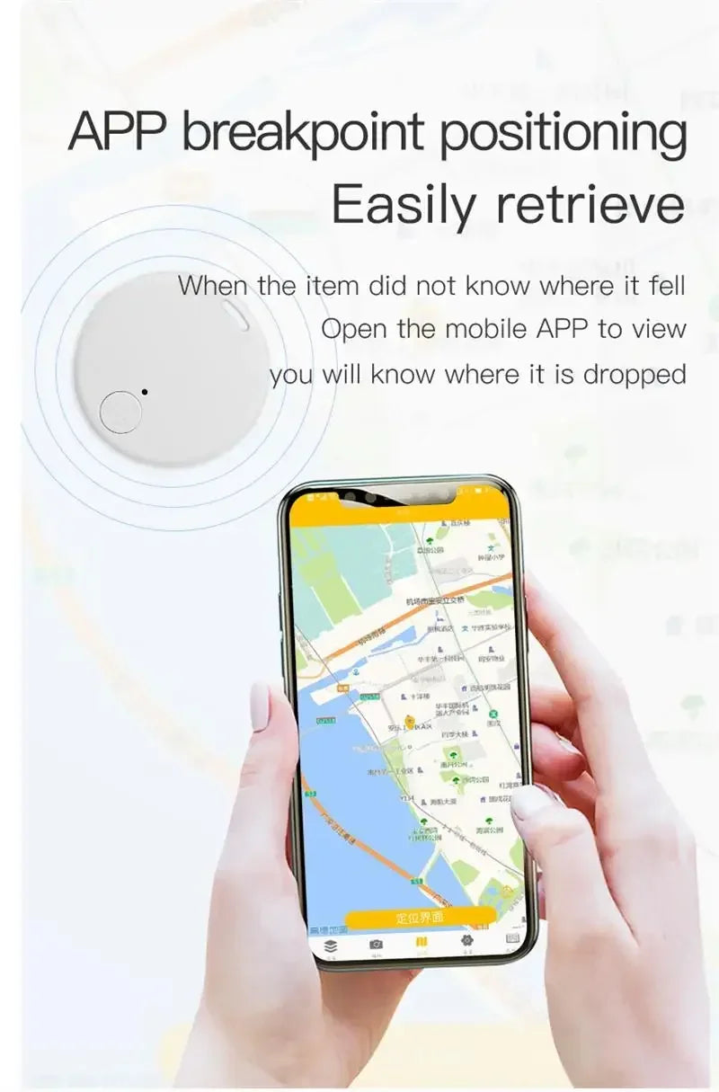 OPPO Mini GPS Tracker Bluetooth 5.0 Children Elderly Anti-Lost GPS Device Car Tracking Locator For IOS Android Smart Finder