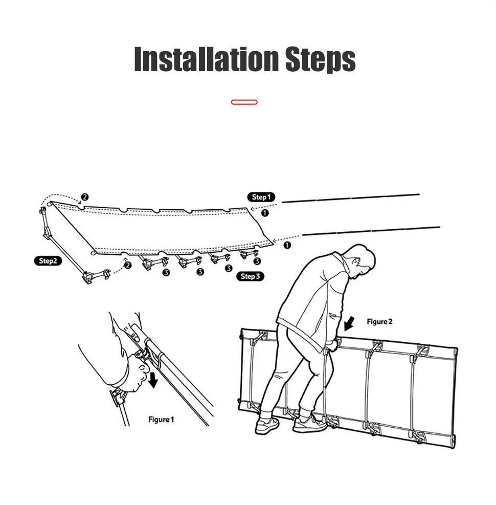 WESTTUNE Camping Cot Portable Folding Bed Outdoor Ultralight Compact Tent Bed for Camping Travel Backpacking Hiking Sleeping Cot