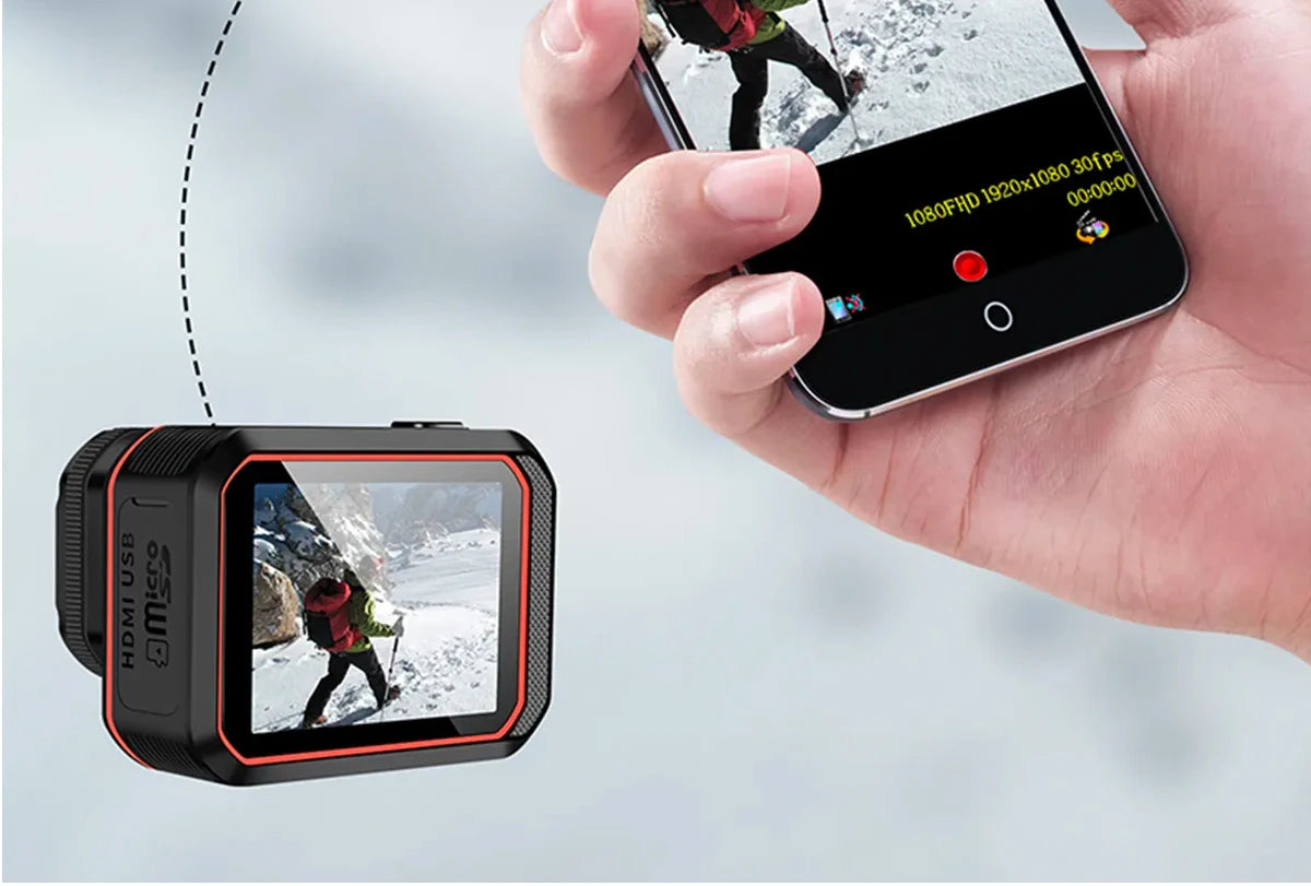 4K Action Camera 4K60FPS With Remote Control Screen Waterproof Sport Camera drive recorder Sports Camera Helmet Action Cam