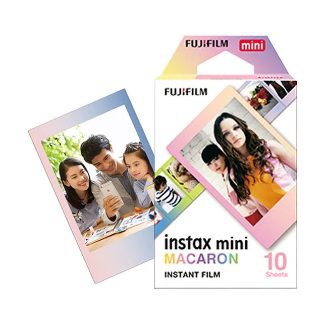 10 -50 Sheets Fujifilm Instax Mini 12 11 8 9 Film Stained Stars Fuji Instant Photo Paper For 70 7s 50s 90 25 Share SP-1 Camera