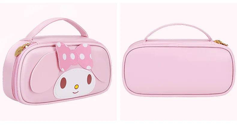 School Supplies Kawaii Pencil Case Stationery for Girls Pupil Cute Writing Bag Sanrio Kuromi Cinamoroll My Melody Student Kids - AIAZ