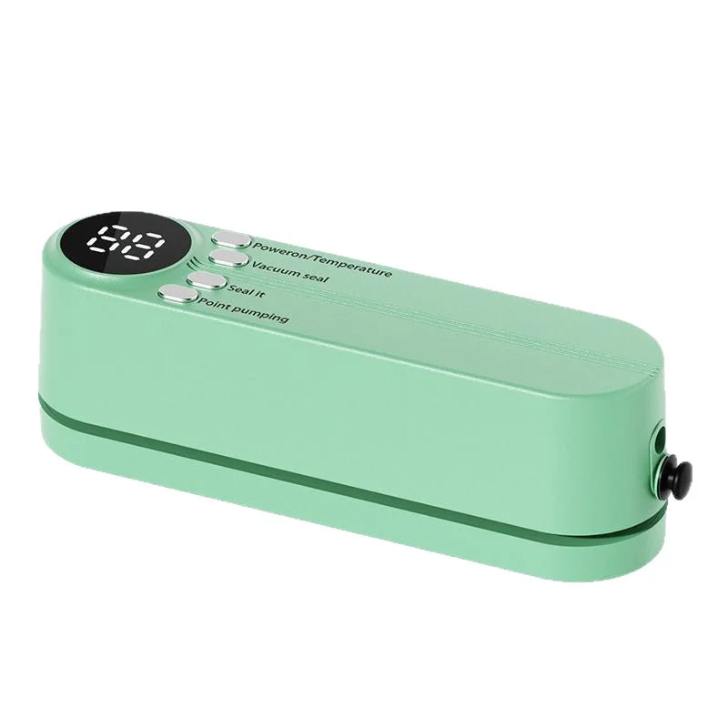2-in-1 Vacuum Sealer with USB-Rechargeable Portable,with 3 modes vacuum sealant, for fruits, meat, etc. to keep fresh