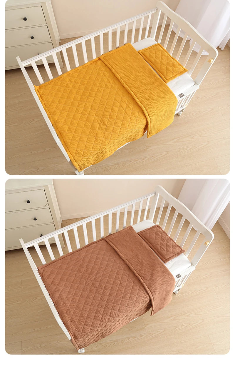 Personalized Name Custom Muslin Swaddle Blanket with Pillow Newborn Baby Wrap Infant Quilt Bedding Comforter Infant Baby Stuff